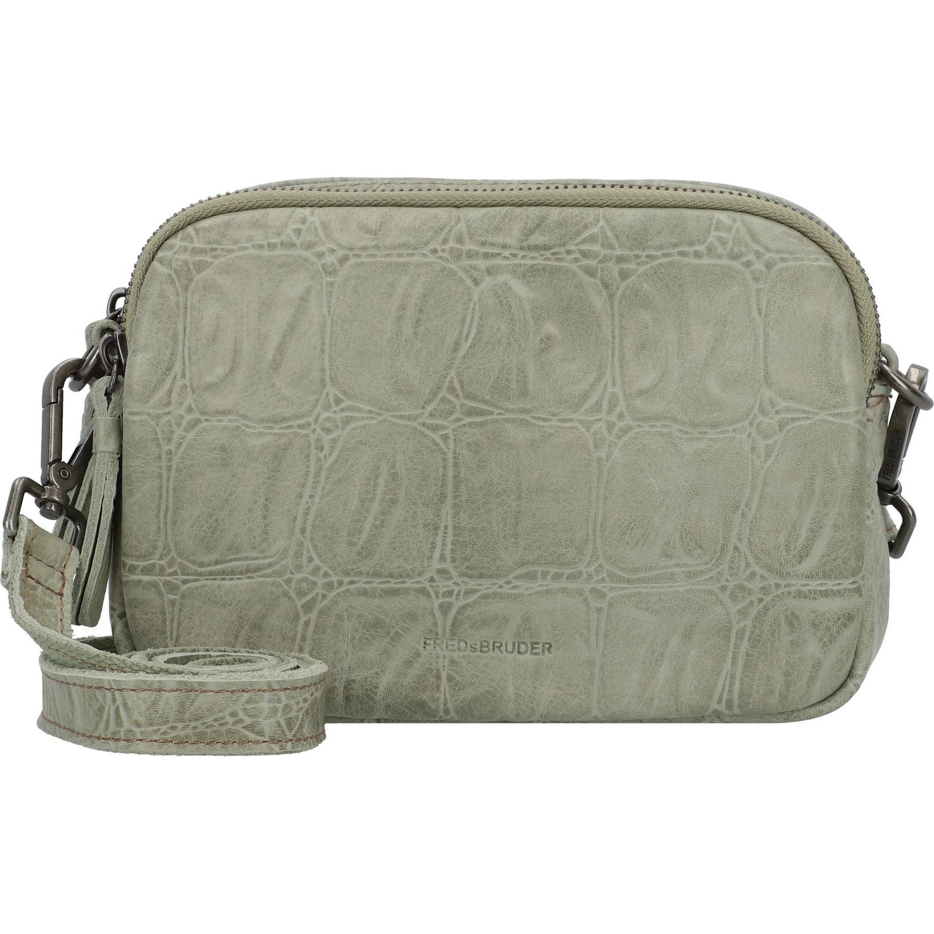 FredsBruder, Handtasche, Crolinchen Umhängetasche Leder 21 cm, Grün