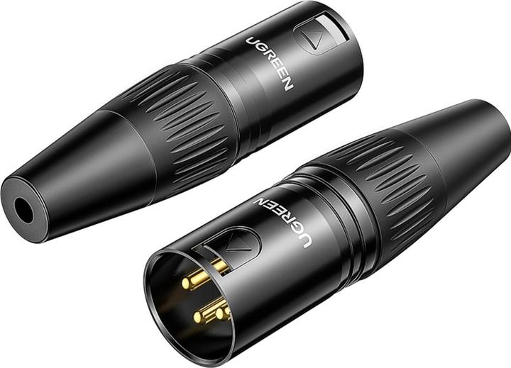 Ugreen XLR Steckverbinder 3-poliger Stecker male