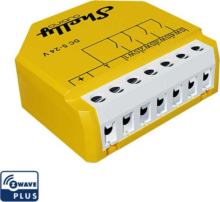 Produktbild Shelly ALREZWE W I4DC - Qubino Wave i4 DC (Schaltaktor)