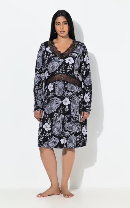 Immagine prodotto TruYou Camicia da notte con rose e pizzo (60)