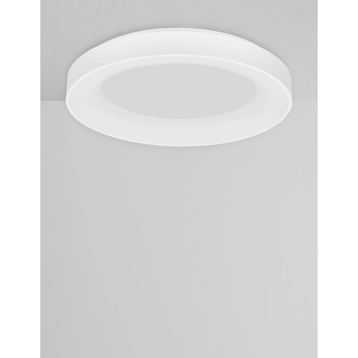 Thumbnail - Nova Luce, Wandleuchte + Deckenleuchte, RANDO SMART LED Deckenleuchte Weiss 50W Steuerbare Lichtfarbe 9x60cm dimmbar 945...