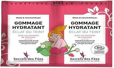 Image du produit Secrets des Fées Gommage visage hydratant BIO Teint frais Fraise - 2x4g - (Exfoliant nettoyant)