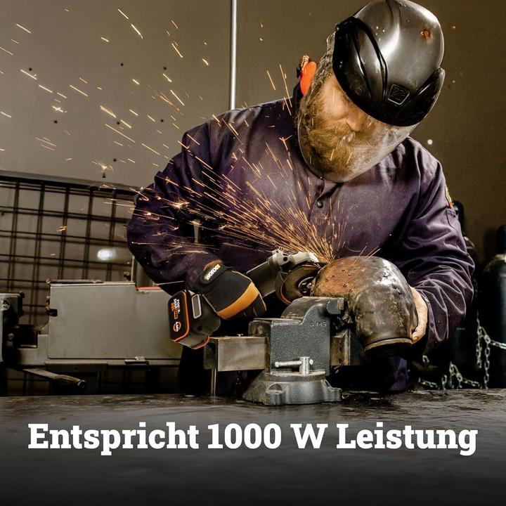 Immagine prodotto Worx Accu haakse slijper WX814.9 (zonder accu) (125 mm)