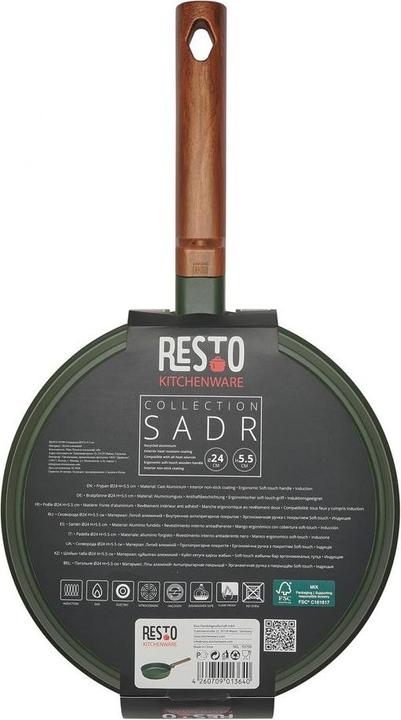 Produktbild Resto FRYPAN D24 H5.5CM/93709 (24 cm, Bratpfanne, Aluminium)