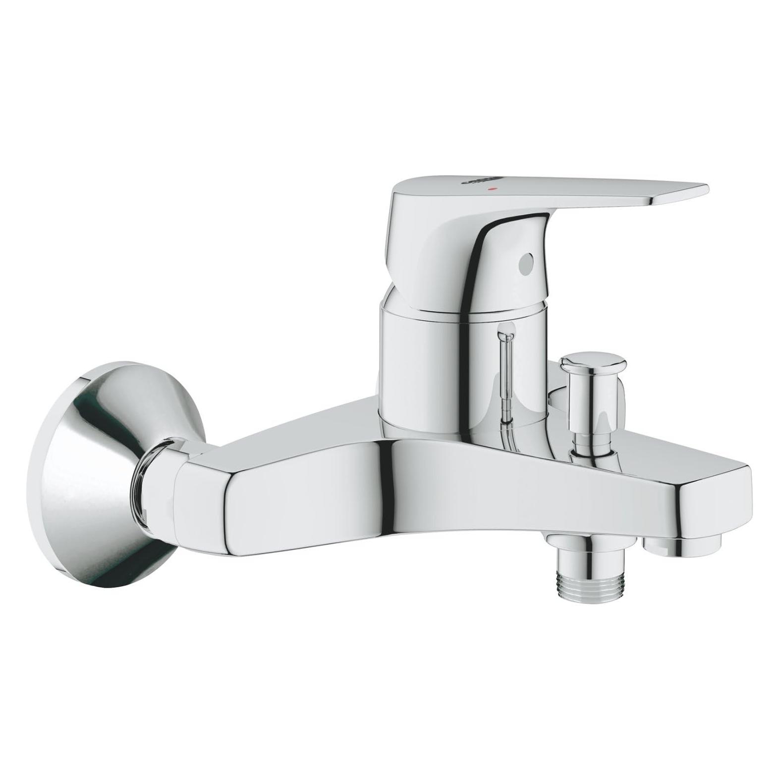 Grohe, Badkamermeubels, Eh Badmengkraan BauFlow 23756 Wandmontage Chroom (23756000)