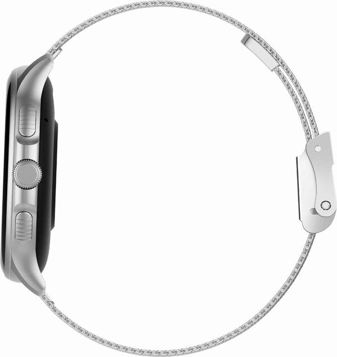 Produktbild Gravity GT12-6 Damen-Smartwatch, lila Silikonarmband + silbernes Armband