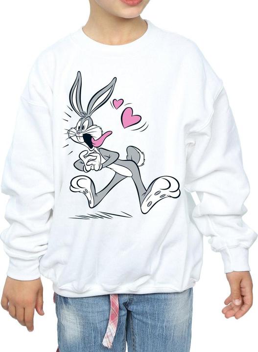 Produktbild Looney Tunes Bugs Bunny In Love Sweatshirt Mädchen (128)