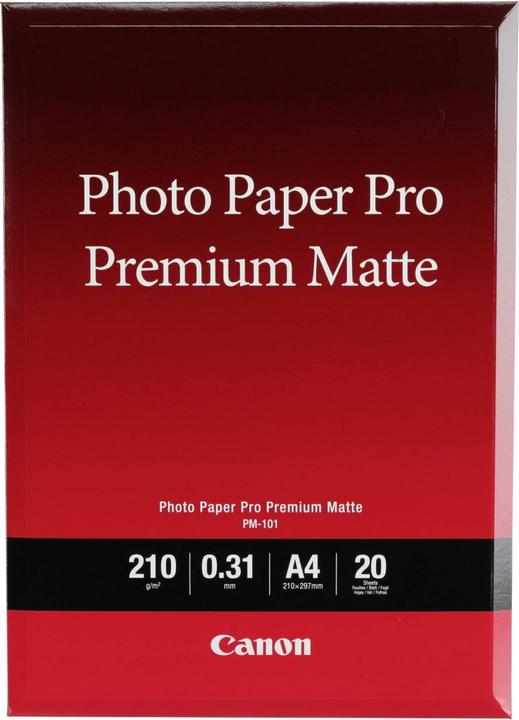 Produktbild Canon PM-101 Pro Premium Matte (210 g/m², A4, 20 x)