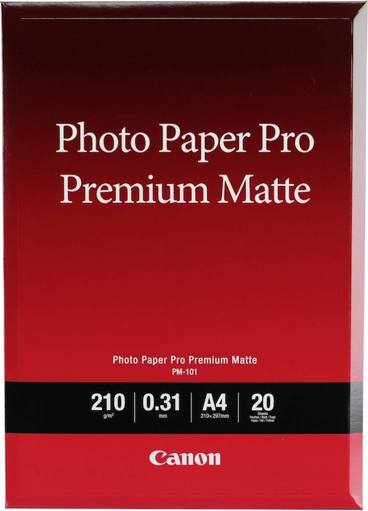 Actual product image Canon PM-101 Pro Premium Mat (210 g/m², A4, 20 x)