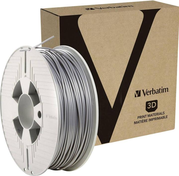 Image du produit Verbatim 55329 Matériau d'impression 3D acide polyactique (PLA) (PLA, 2.85 mm, 1000 g, Gris)