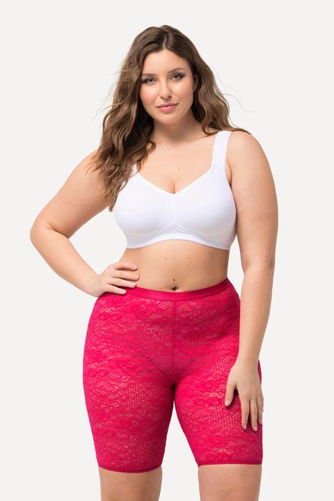 Produktbild Ulla Popken Strumpf-Radler, Vollspitze, transparent