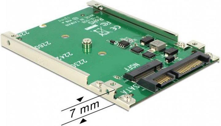 Produktbild Delock 2,5″ Konverter SATA 22 Pin > M.2 NGFF