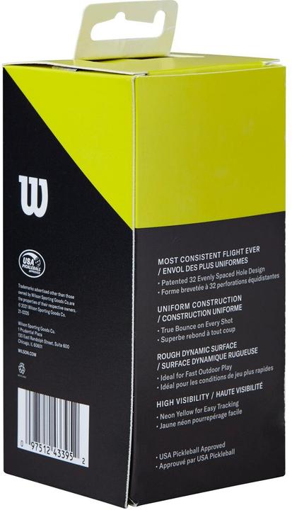 Produktbild Wilson Pickleball Bälle Tru 32 2er-Pack, Gelb