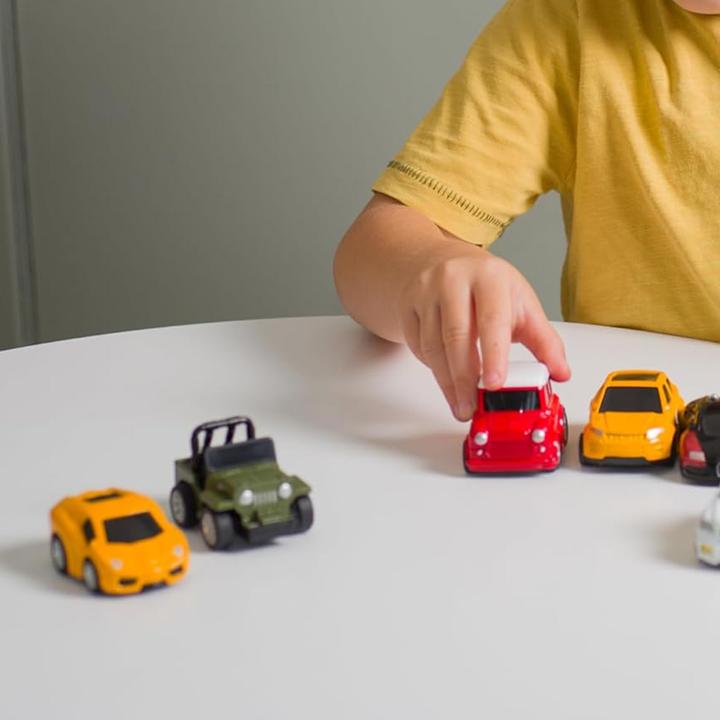 Produktbild Playmates Toys Playme Different types of metal pull back vehicles