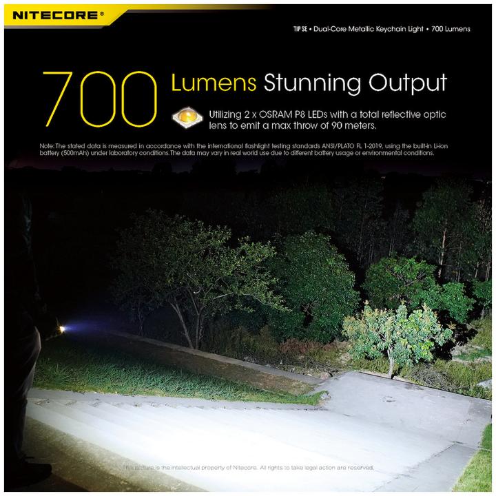 Produktbild Nitecore TIP SE - 700 Lumen, schwarz (6 cm, 700 lm)