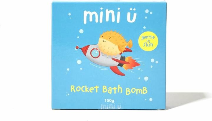 Image du produit Mini U Rocket Bath Bomb with Shea Butter to Moisturise Vegan and Cruelty Free White Red and Yellow Flame Ta