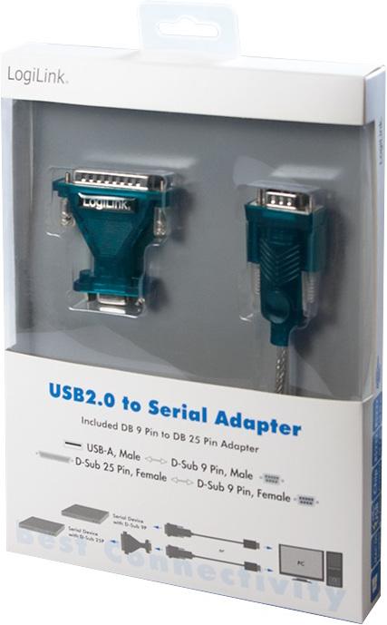 Actual product image LogiLink USB 2.0 zu (1.20 m)