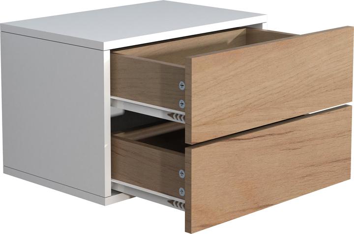 Produktbild VCM Holz Wandschublade Nachtschrank Wandboard Schublade Konsole Nachttisch Usal L 45 cm (45 x 32 cm)
