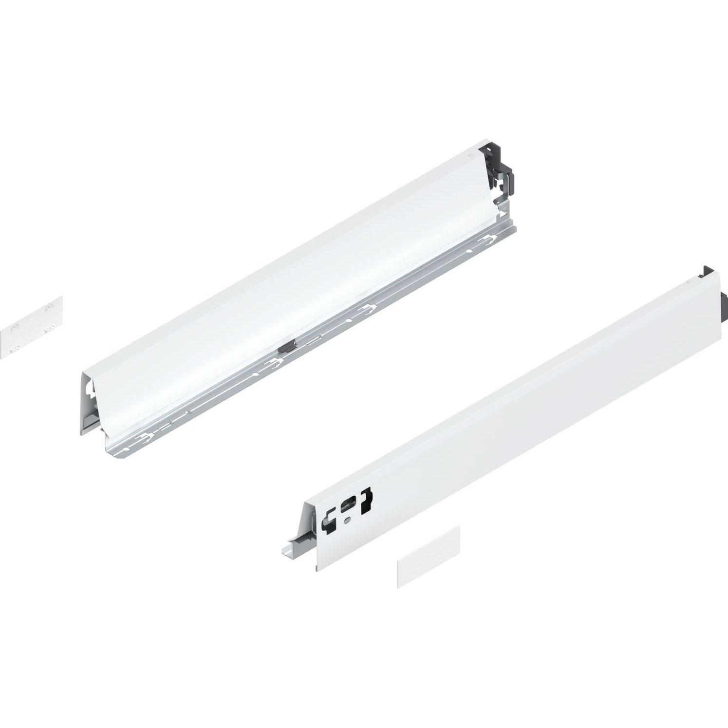 Blum, Schubladenauszüge, Tandembox antaro N 65kg 550mm Vollauszug Möbeldämpfer-Blumotion seidenweiss