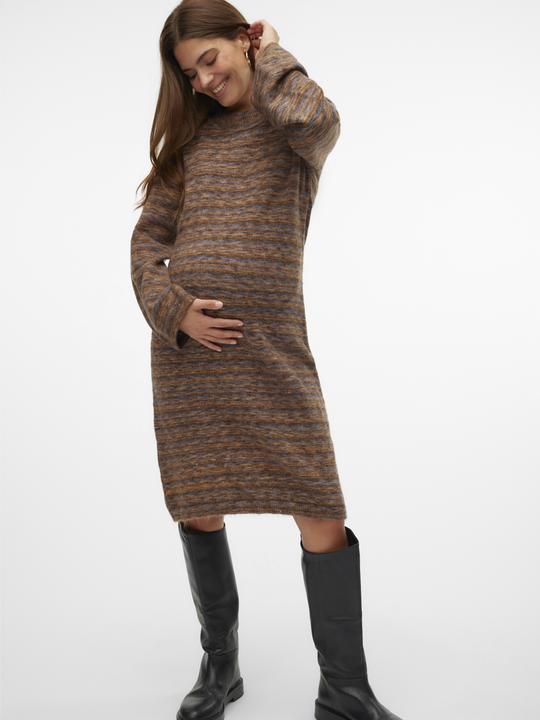 Immagine prodotto Mamalicious Vestibilità regolare Collo alto Polsini elasticizzati Maniche a palloncino Abito corto Abito in (S)