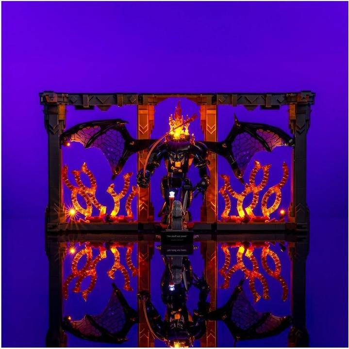 Light my bricks LMB 2.0 LED Licht Set für LEGO® 10367 Der Herr der Ringe - Balrog Bücherstütze