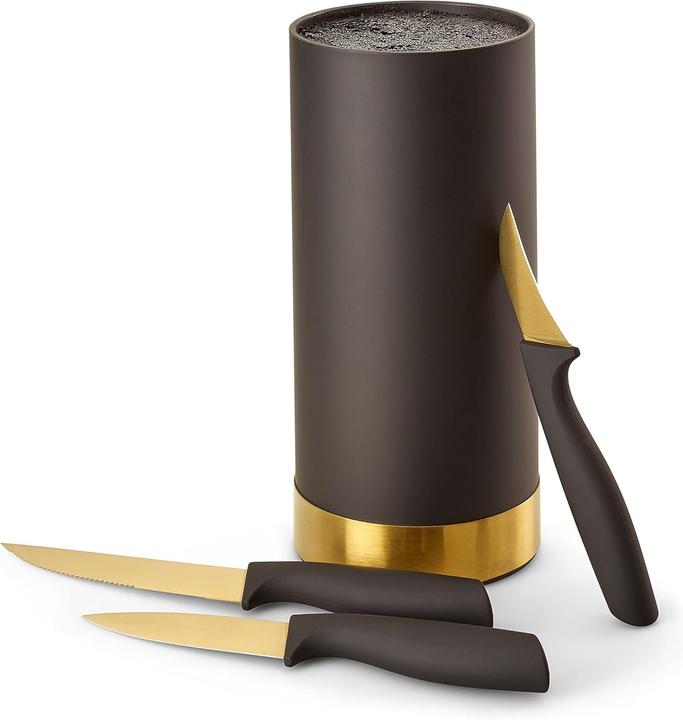 Produktbild Echtwerk 4-teiliges Messerblock-Set - Gold-Edition