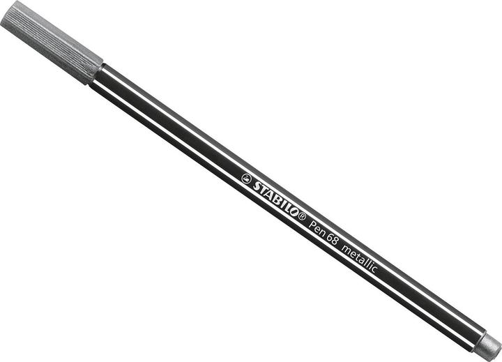 Productafbeelding STABILO Pen 68 Premium Metallic Viltstift (Zilver, 1 x)