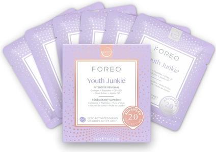 Foreo Maschera rinnovatrice intensiva per pelli secche con rughe sottili UFOâ"¢ Youth Junkie (Maschera