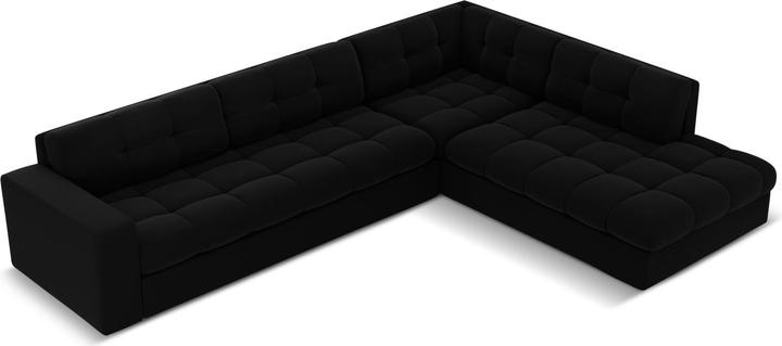 Immagine prodotto CXL by Christian Lacroix Divano ad angolo destro in velluto, "Yohan", 5 posti, 236x199x72 Realizzato in Europa (Divano ad angolo)