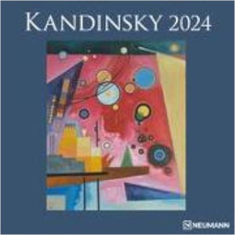 Actual product image Neumann Kandinsky 2024 - Wall Calendar - Brochure Calendar - 30x30 - 30x60 open - Art (German)
