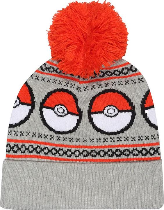 Actual product image Pokémon Pokeball Acrylic Beanie (One size)
