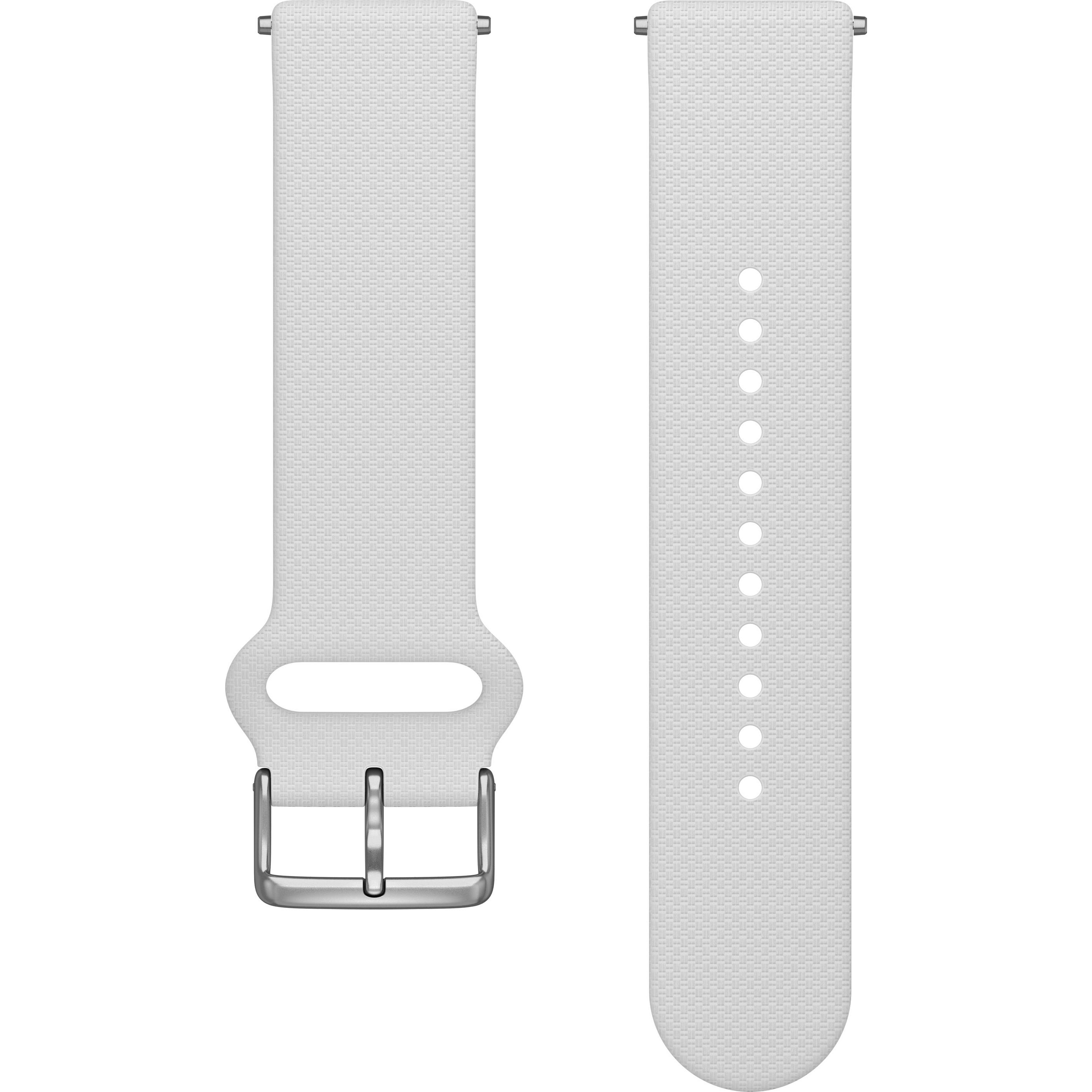 Polar Armband (20 mm, Silikon, Polar Ignite 3, Polar Ignite 2, Polar Unite), Uhrenarmband, Weiss