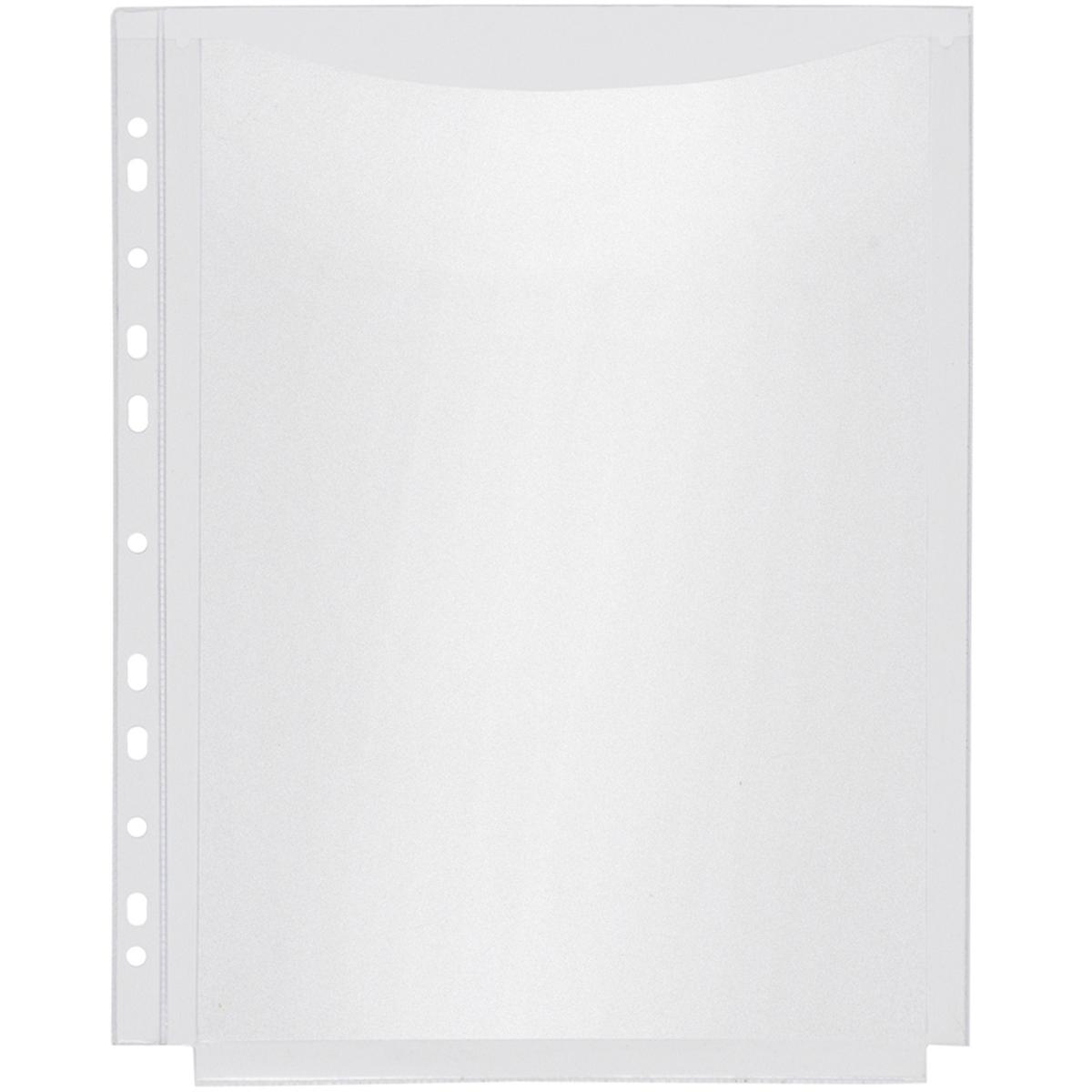 Foldersys, Mappe, Prospekthülle Combi A4 20mm-Falte (volle Höhe) transparent (A4, 1 x)
