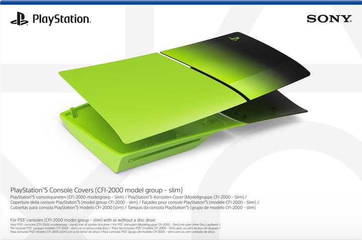 Produktbild Sony PlayStation5 Konsolen-Cover – Remix Green (PS5)