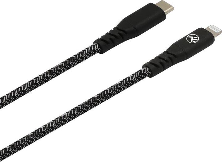 Produktbild Tellur Green Data cable Type-C to Lightning 3A PD60W 1m nylon black (1 m, USB 3.2 Gen 2, 60 W)