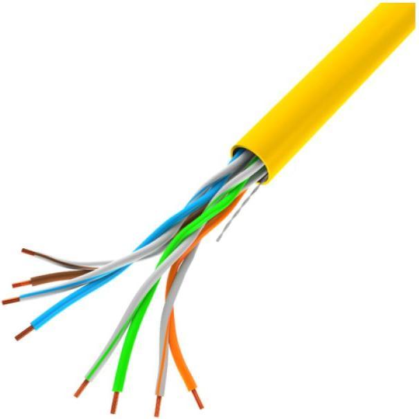 Produktbild Lanberg LCU5-10CC-0305-Y Netzwerkkabel 305 m Cat5e U/UTP (UTP) Gelb (U/UTP, CAT5e, 305 m)