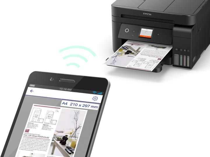 Actual product image Epson ET-4750 EcoTank Unlimited (Ink tank, Colour)