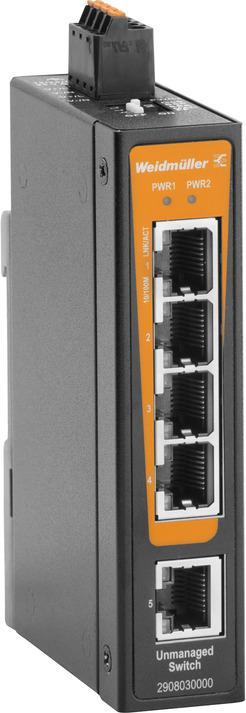 Productafbeelding Weidmüller Netwerkschakelaar onbeheerd (5 ports)