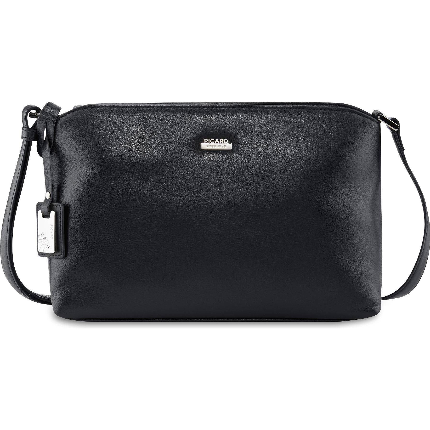 Picard, Handtasche, Schultertasche Really, Schwarz