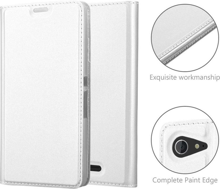 Actual product image Cadorabo Book Classy Style Cover (Sony Xperia E3)