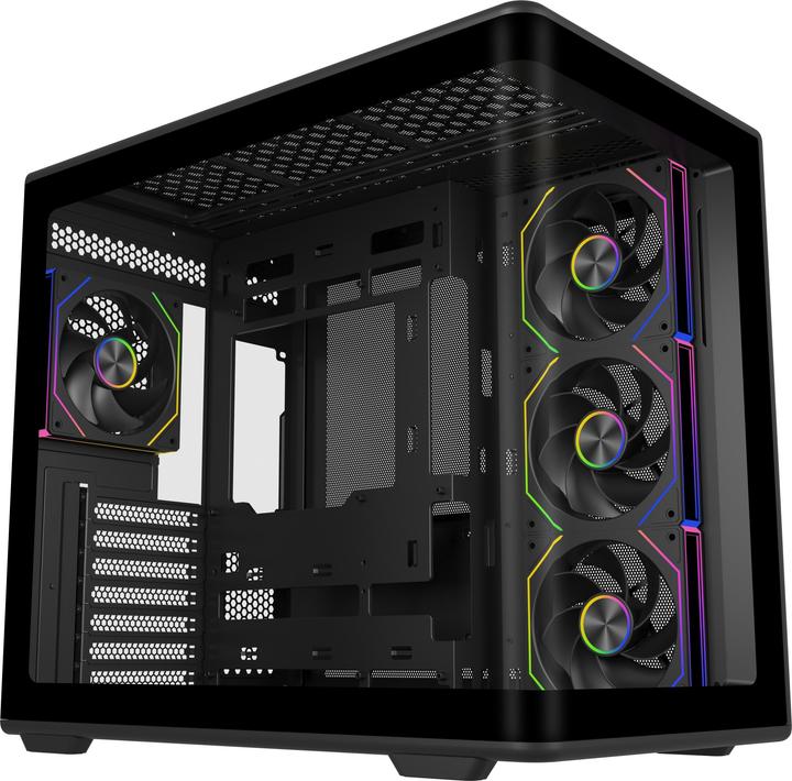 Image du produit Cooler Master Elite 600 ATX Case with 4 Fans, black (ATX, mATX, Mini-DTX, Mini-ITX)