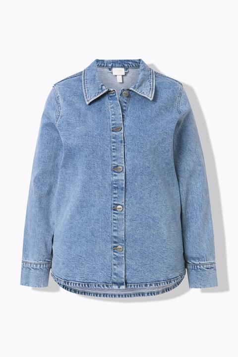 Actual product image Ulla Popken Eco Cotton Denim Shacket (50, 52)