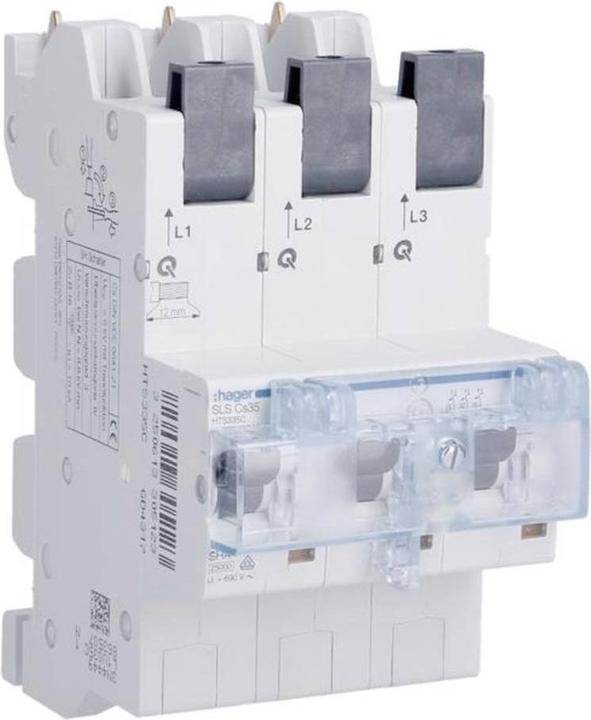 Actual product image Hager SLS switch