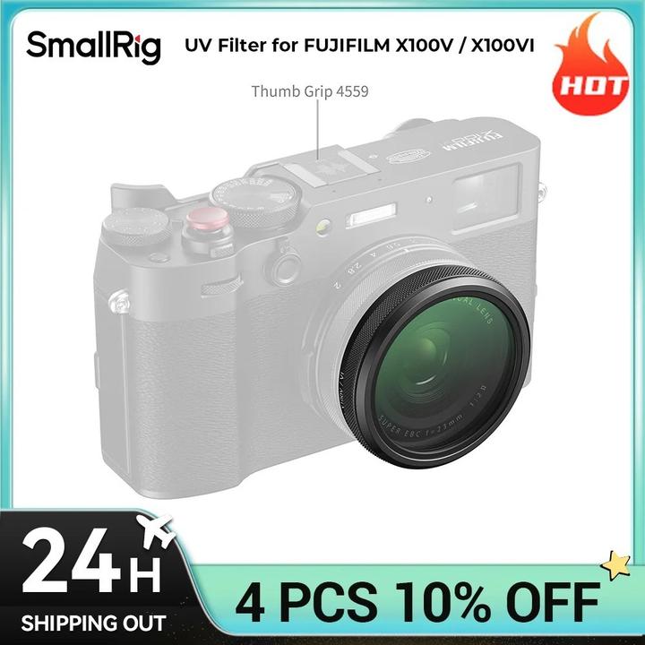 Actual product image SmallRig 5853 UV Filter for FUJIFILM X100VI / X100V (Silver) (49 mm, UV filter)
