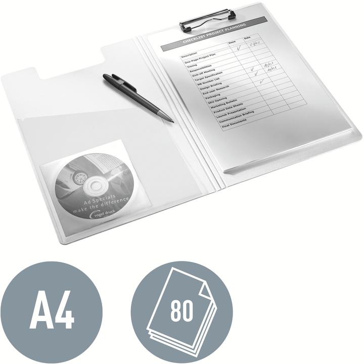 Produktbild Leitz Klemmbrettmappe A4 rot (23 x 33.50 cm)