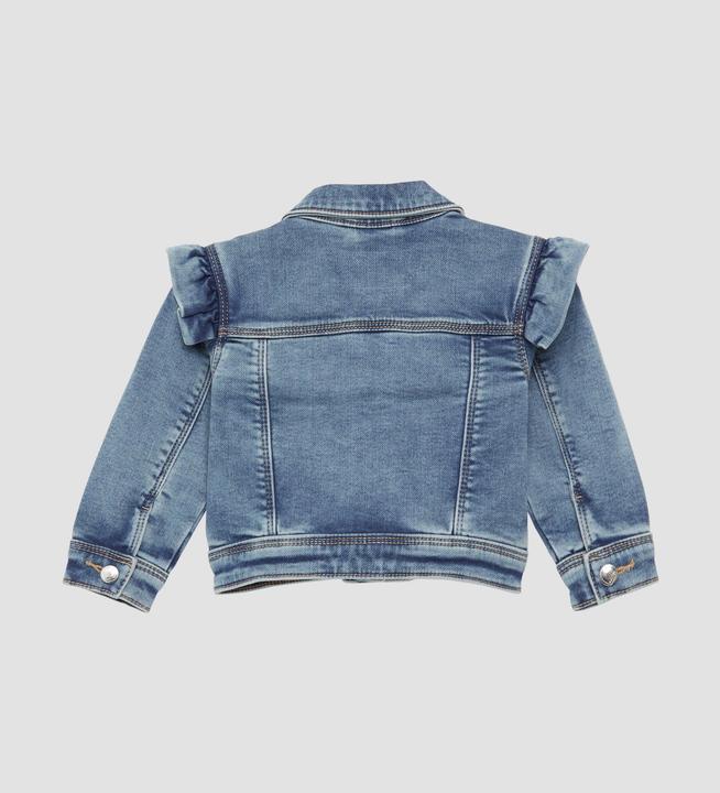 Image du produit S.Oliver Indoor-Jacke Jeansjacke mit Rüschen und Used-Effekt (68)