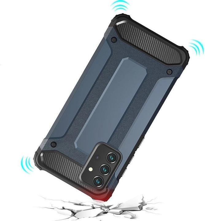 Produktbild Hurtel Back panel cover Hybrid Armor Case for Samsung Galaxy A56 - Blue (Samsung Galaxy A56)