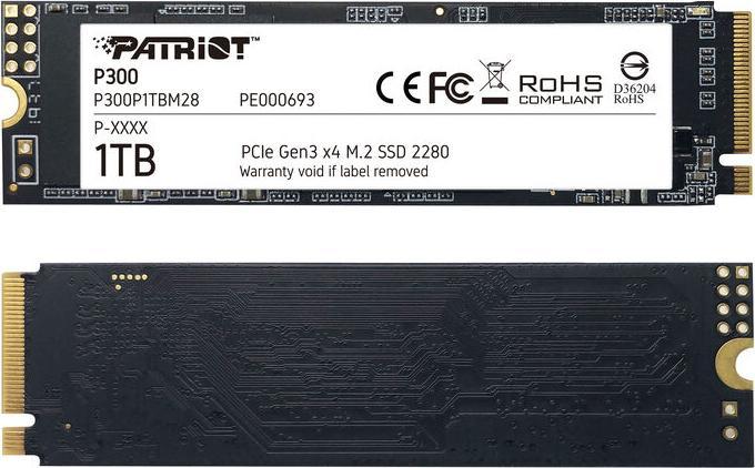 Actual product image Patriot P300 (1000 GB, M.2 2280)