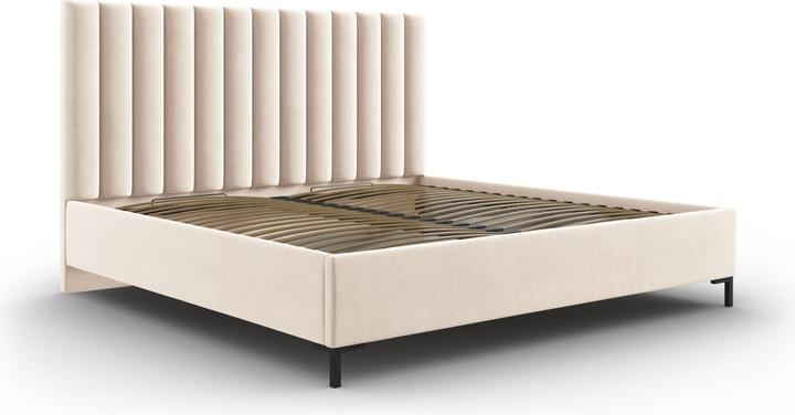 Image du produit Micadoni Lit Coffre en Velours Avec Tête de Lit, "Allison", 220x170x130Fabriqué en Europe (160 x 200 cm)