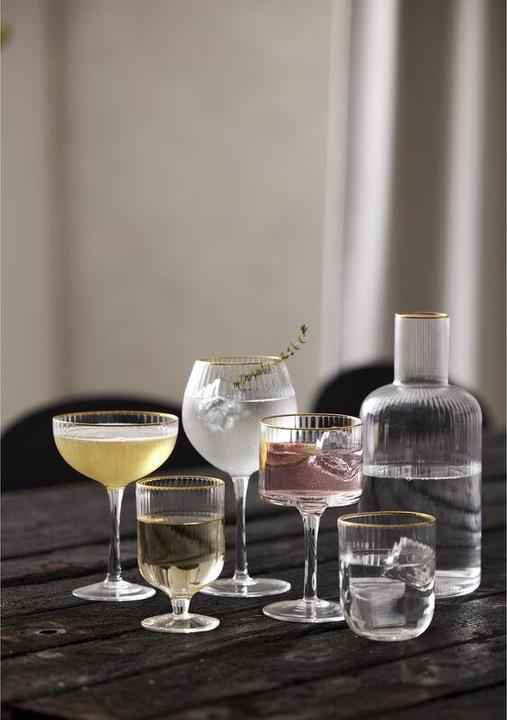 Image du produit Lyngby Verre - Palermo Cocktail glass 31 cl Gold 4 pc (3.15 dl, 4 x, Verres à apéritif)